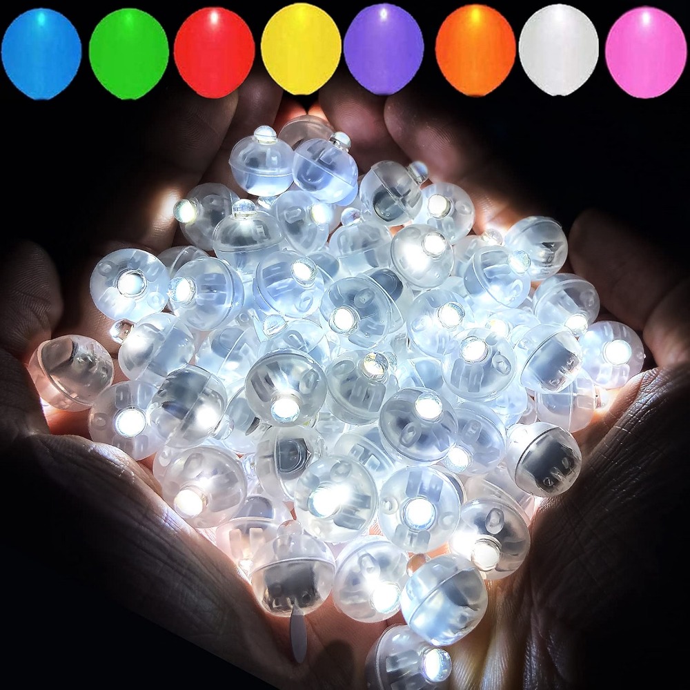 Led Balloon Light - 50 stuks nieuwe LED knipperende ballonlamp,