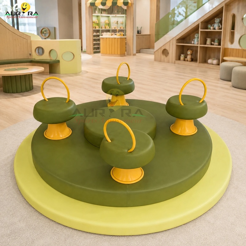 Party Event Supplier - Trendy houten binnen-carrousel voor kinderen, geschikt