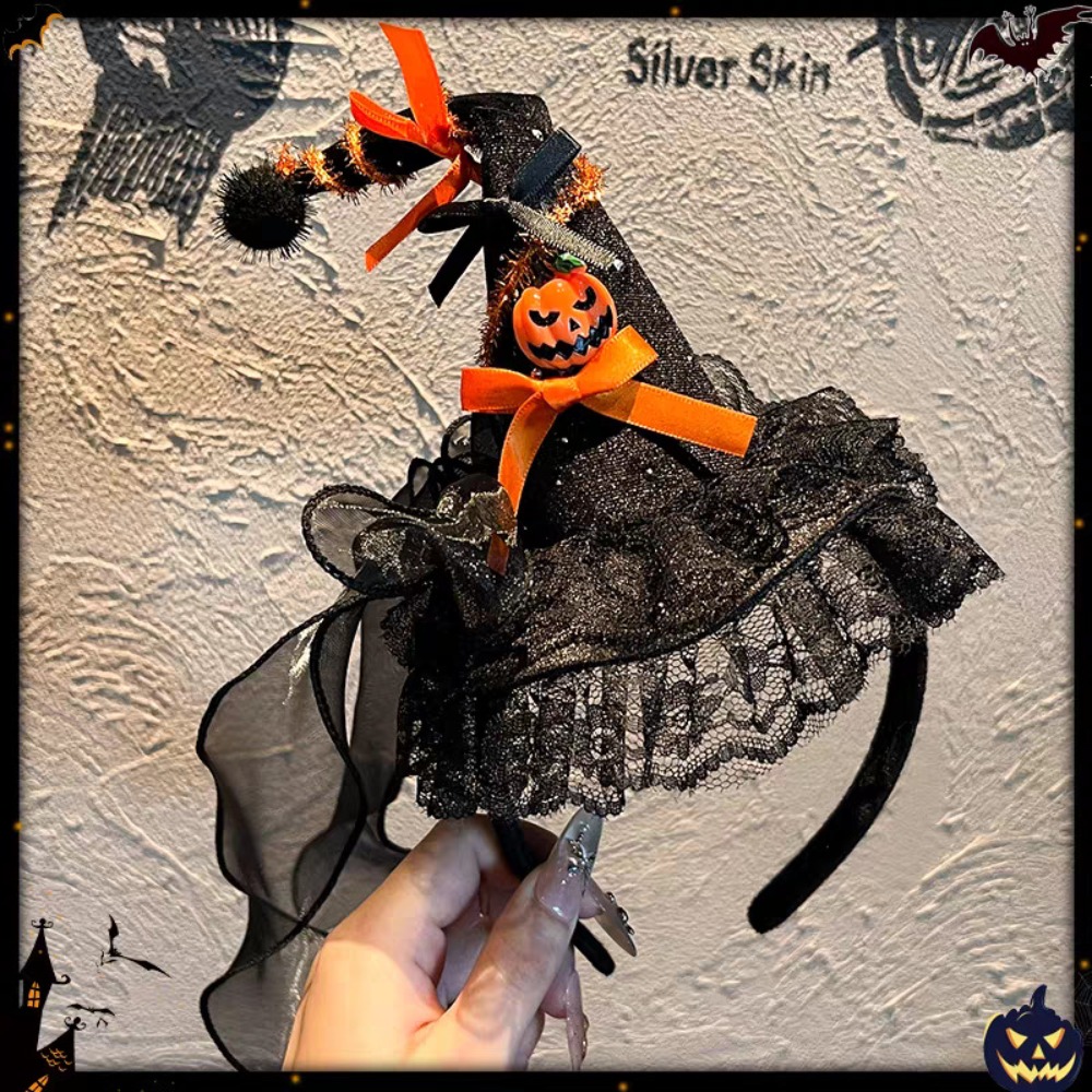 Party Hat Cone - Spinnen Halloween Heksenhoed Hoofdband Pompoen Schedel