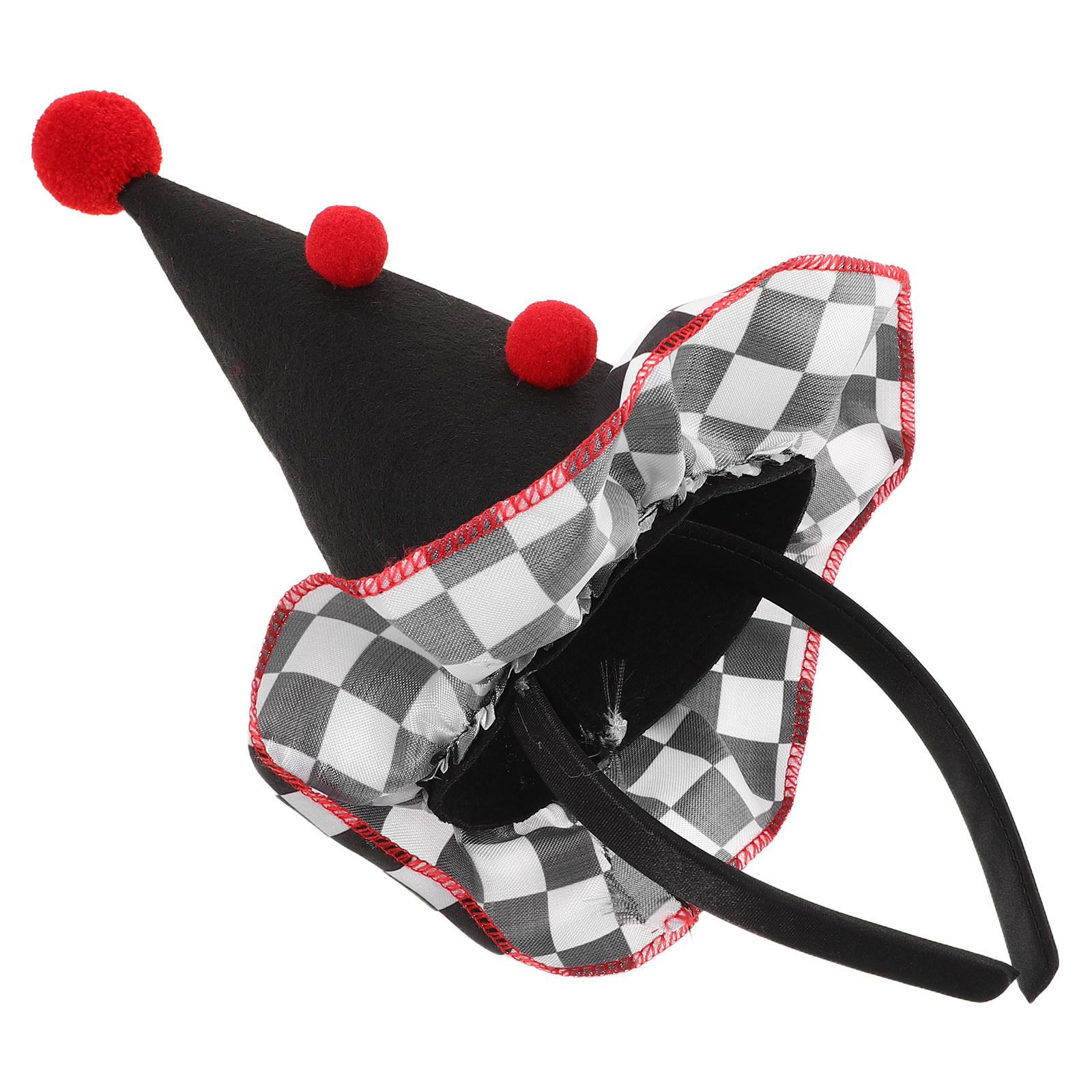 Party Hat Cone - Polyester Clown Hoofdband Kegel Clown Hoed
