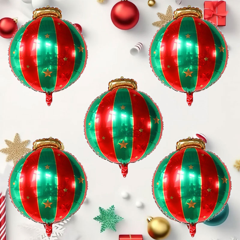 5 stks Rood Groen Kerst Bal Sa - Party Event Supply Store recensie en prijs