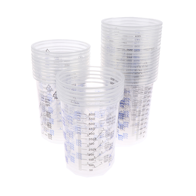 Nieuwe 10/50 stuks Verfmengbek - Plastic Cup 50Pcs recensie en prijs