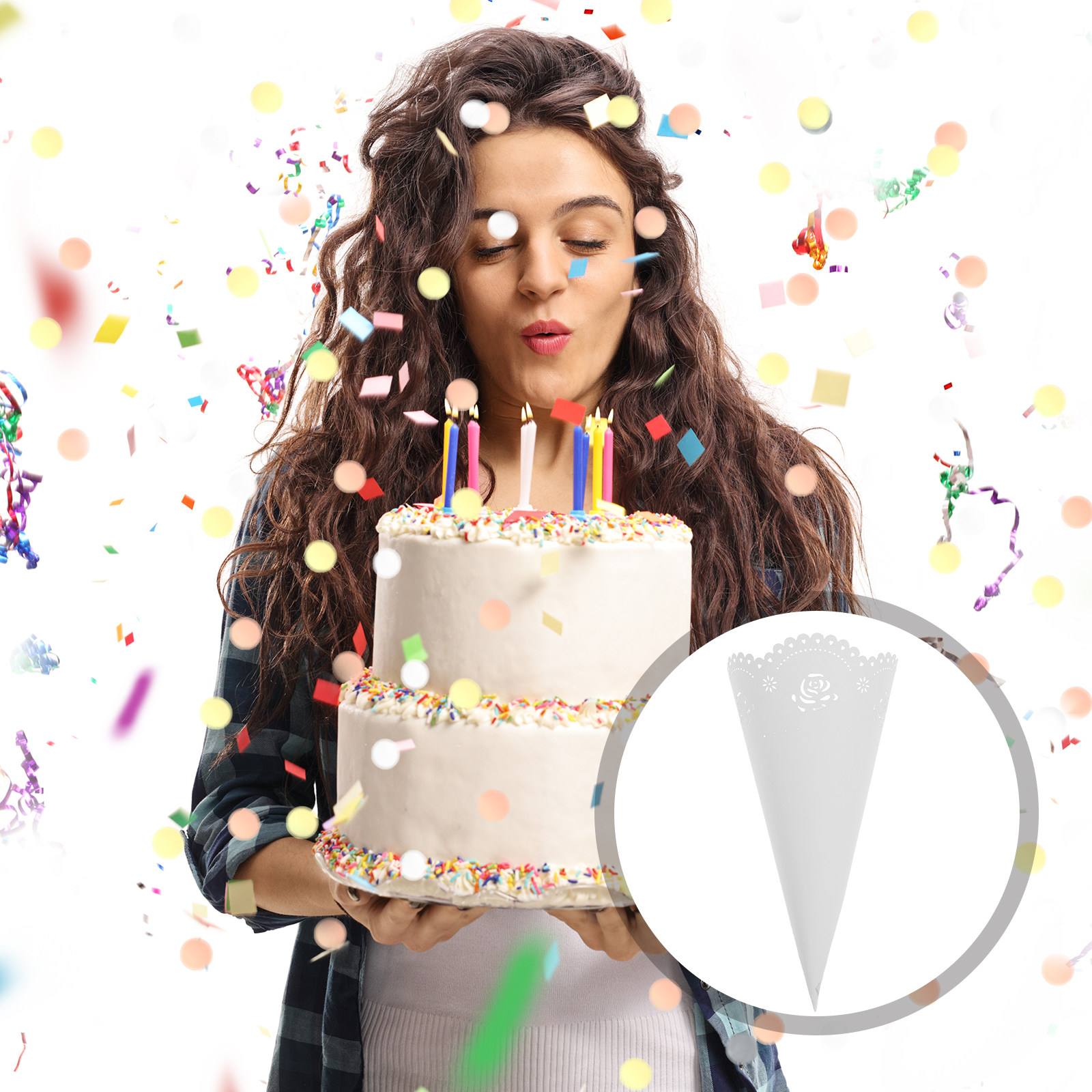 20 stuks papieren confettihoud - Papercraft Supply Confetti recensie en prijs