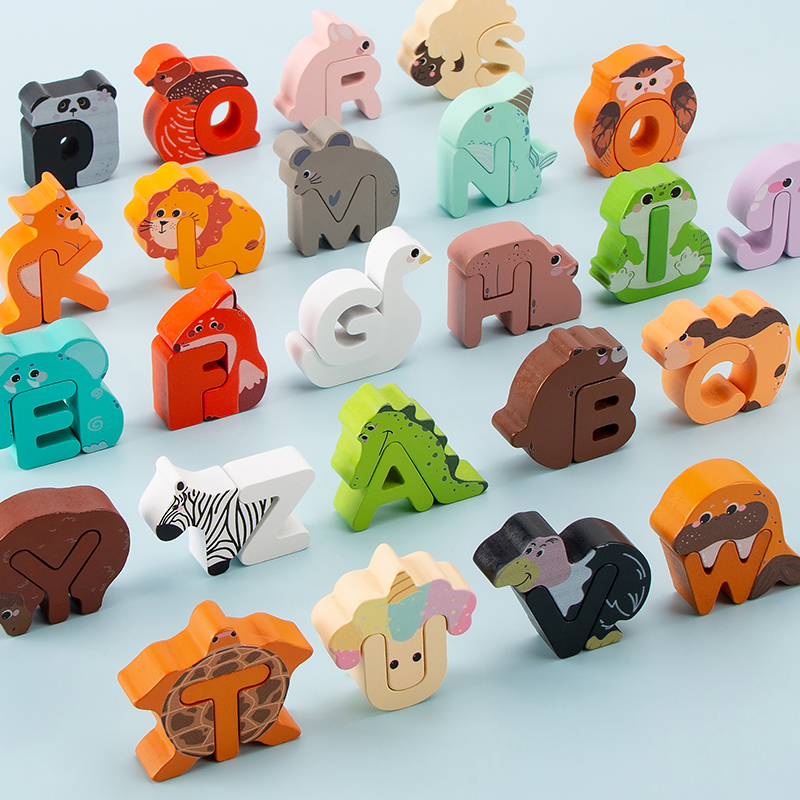 26-delige houten dierenalfabet - Event Z recensie en prijs