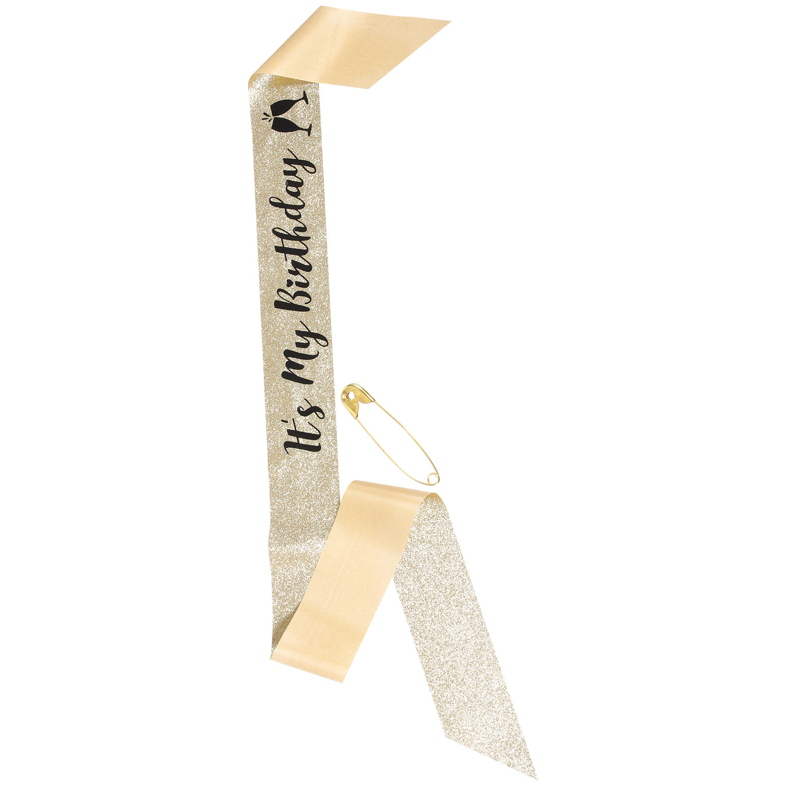 1 stuks verjaardagsband met gl - Birthday Sash Glitter recensie en prijs