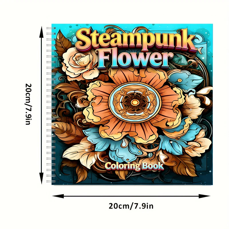 Kleurboek Steampunk Bloemen vo - Event Supplies recensie en prijs