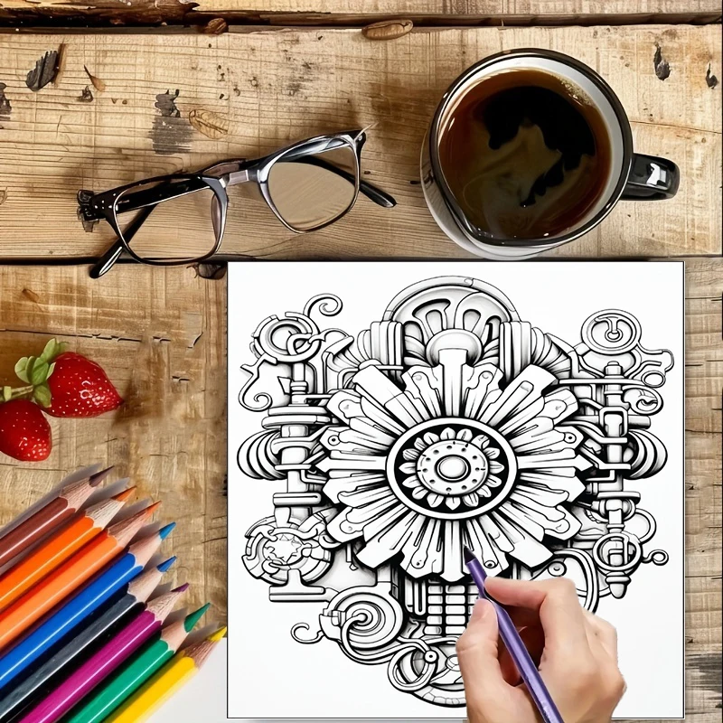 Kleurboek Steampunk Bloemen vo - Event Supplies recensie en prijs