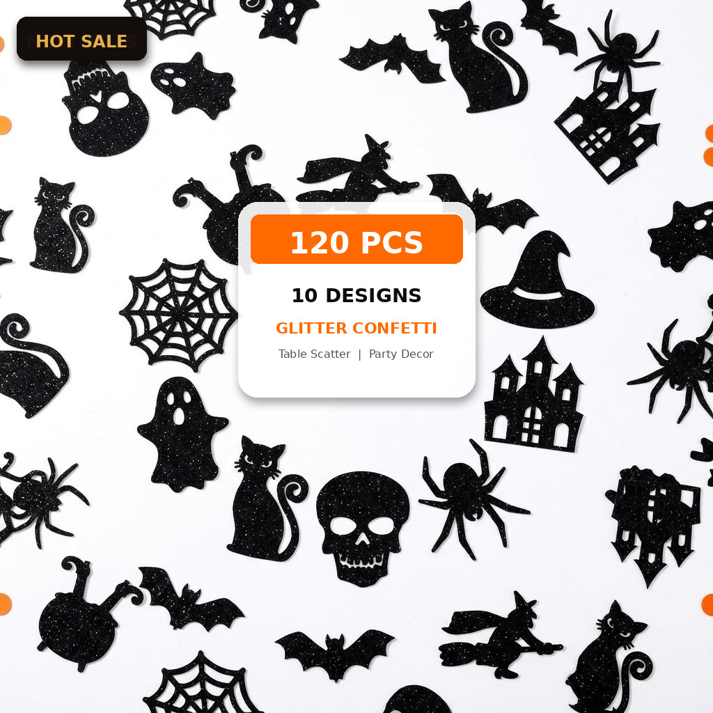Halloween Confetti 120 Stuks G - Papercraft Supply Confetti recensie en prijs