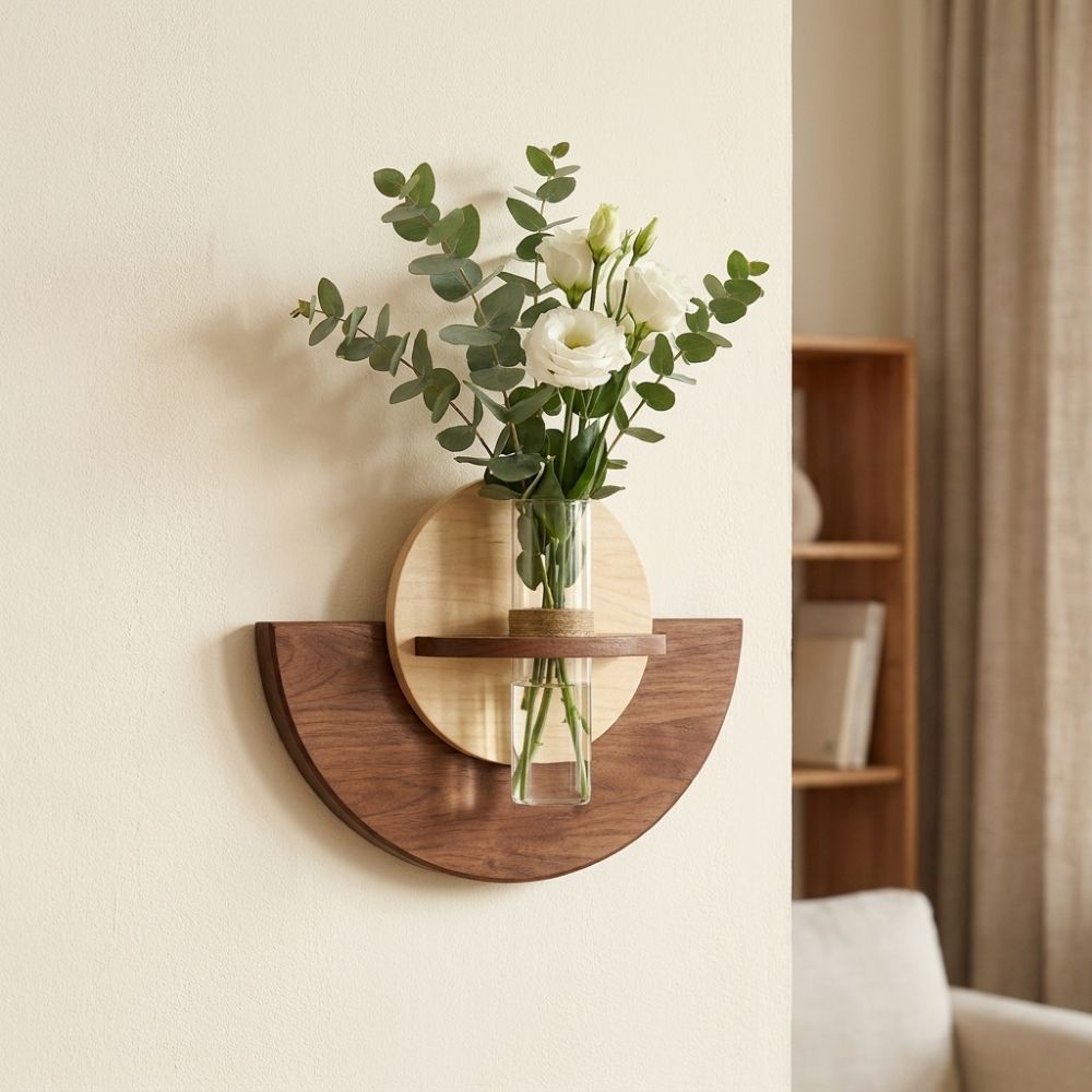 Ovale houten wandmontage bloem - Flower Wall Panel recensie en prijs